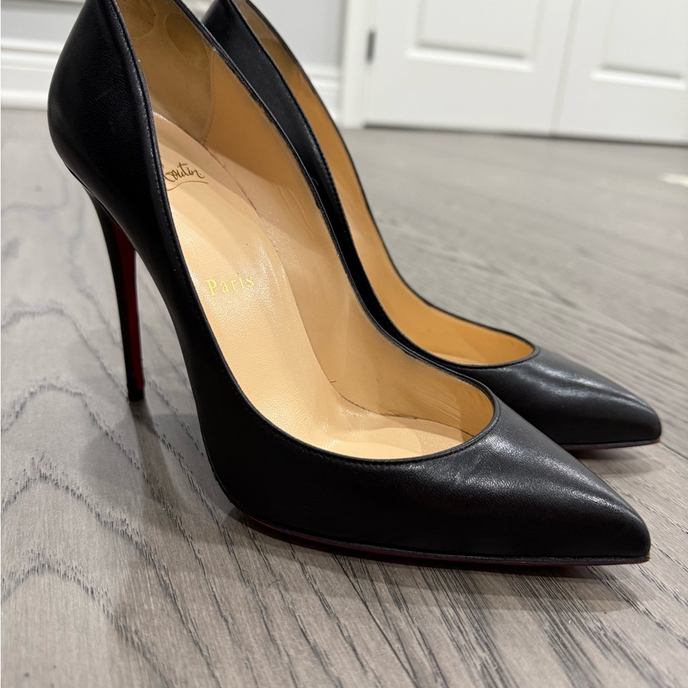 Christian Louboutin Black and Red Heels